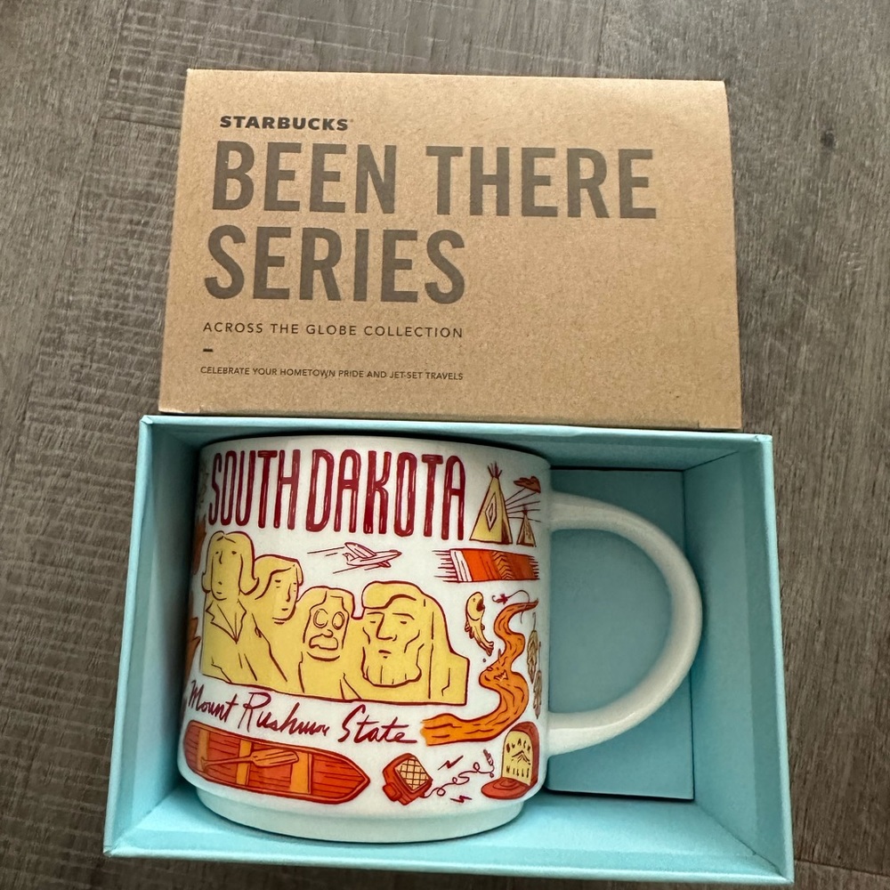 New Starbucks Been There Series 14oz Mug SOUTH DAKOTA